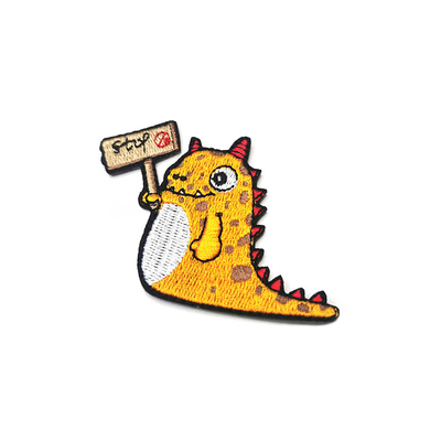 Chenille เหล็ก On Logo ปะes กำหนดเองสำหรับกระเป๋าหมวกตกแต่ง