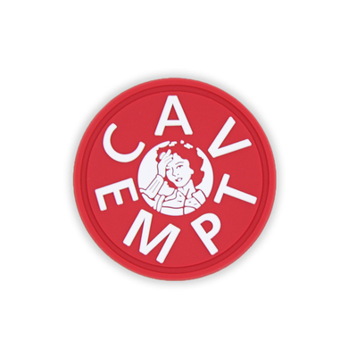 3D PVC Badge ปะ ซิลิโคน เวลโคร Polyester วัสดุ 9cm Size